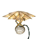 10-Light LED Capiz Star Treetop - 11 Inch - Christmas >> Tree Toppers - by Kurt Adler - view 5