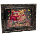 Lighted Spinning Water Globe Frame - Red Pickup Truck - Holidays >> Thanksgiving and Harvest - by Gerson