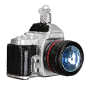 Camera  Glass Ornament