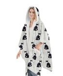 Snuggs Wrap - Black and White Cat - Clothing >> Novelty - by E&S Pets