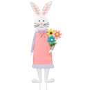 Metal Easter Bunny Yard Stake - - Holidays >> Easter - by Gerson - view 3