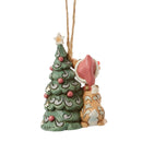 Rudolph with Christmas Tree Ornament - A Heartwarming Holiday Keepsake - Christmas >> Ornaments >> Animals - by Jim Shore - v