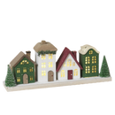 Lighted Holiday Village Scene