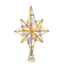 10-Light LED Capiz Star Treetop - 11 Inch - Christmas >> Tree Toppers - by Kurt Adler