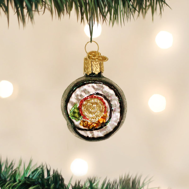 Sushi Glass Ornament - The Country Christmas Loft
