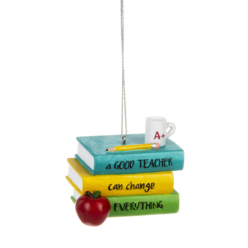 A Good Teacher Can Change Everything Ornament. - The Country Christmas Loft