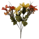 11-Inch Mixed Chrysanthemum Bush - Home & Living >> Artificial Flowers - by Gerson - view 2