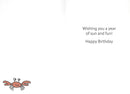 Resting Beach Face - Birthday Card