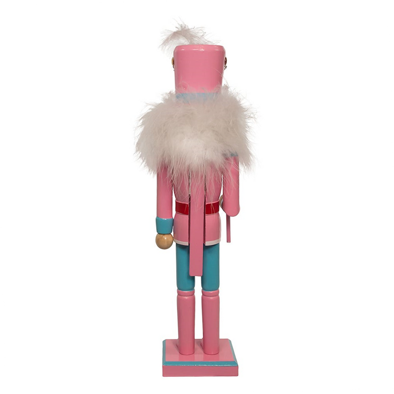 Pastel Soldier Nutcracker - 15 Inch - Pink