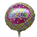 Easter Pre-Inflated - Happy Easter Plaid Balloon