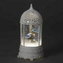 Bluebird with Holly Swirl Birdcage – 10.5 Inch