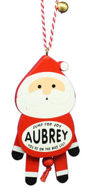 Dancing Wooden Ornament (A - D) -