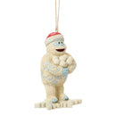 Bumble on Snowflake Ornament