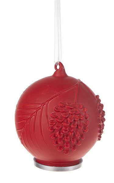Cardinal LED Lighted Glass Ornament - - The Country Christmas Loft