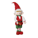 Animated Fabric Elf - 21 Inch - Hand Saw