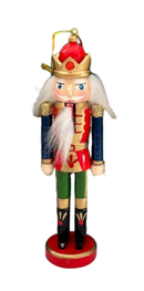 Wooden Nutcracker Ornament - King
