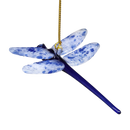 Egyptian Glass Dragonfly Ornament - Blue