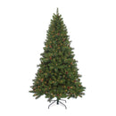 7.5 Foot Pre-Lit Burlington Spruce Tree - Clear