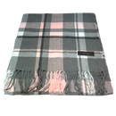 Pink and Grey Cashmere Scarf