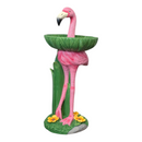 Flamingo Magnesium Bird Bath - 29 Inches Tall - Home & Living >> Garden - by Gerson - view 4