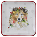 Holiday Paws Salad / Dessert Plate -