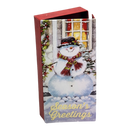 Money / Gift Card Holder - Season's Greetings Snowman