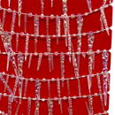 Crystal Clear Twisted Icicle Garland - 9 Foot - Christmas >> Garland - by Kurt Adler - view 4