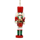 Wood Nutcracker Ornament - Soldier