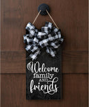 Welcome Family and Friends Plaque