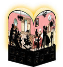 Christmas Morning Silhouette Advent Lantern Card With Envelope