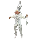 Posable Whimsical Winter Elf With Crystal