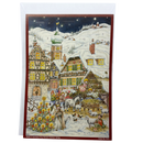 Glittered Advent Calendar - Manger Scene
