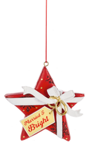 Star Ornament - Married and Bright