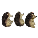 Springtime Hedgehogs - 3 Piece Set - Home & Living >> Decor - by Gerson - view 2