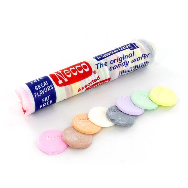 Necco Original Assorted Wafer Candy Single Roll