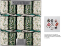 11 Inch 10 Count White Vine and Berries Holiday Crackers