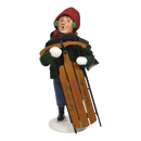 Winter Sports Family - Sledding Boy