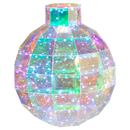 Holographic Holiday Ornament – 9" USB Electric Lighted Sphere -