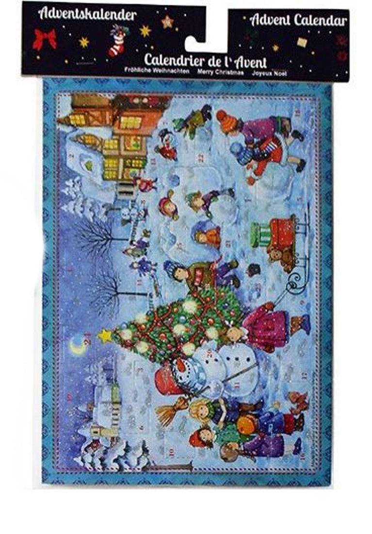 Winter Scene Advent Calendar - - The Country Christmas Loft