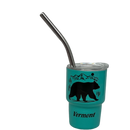 Vermont Bear Stainless Steel  3oz Shooter  - Aqua