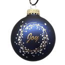 Krebs Value Glass Ball 4 pack - Joyful Wishes - Christmas >> Ornaments >> Glass - by Christmas By Krebs - view 2