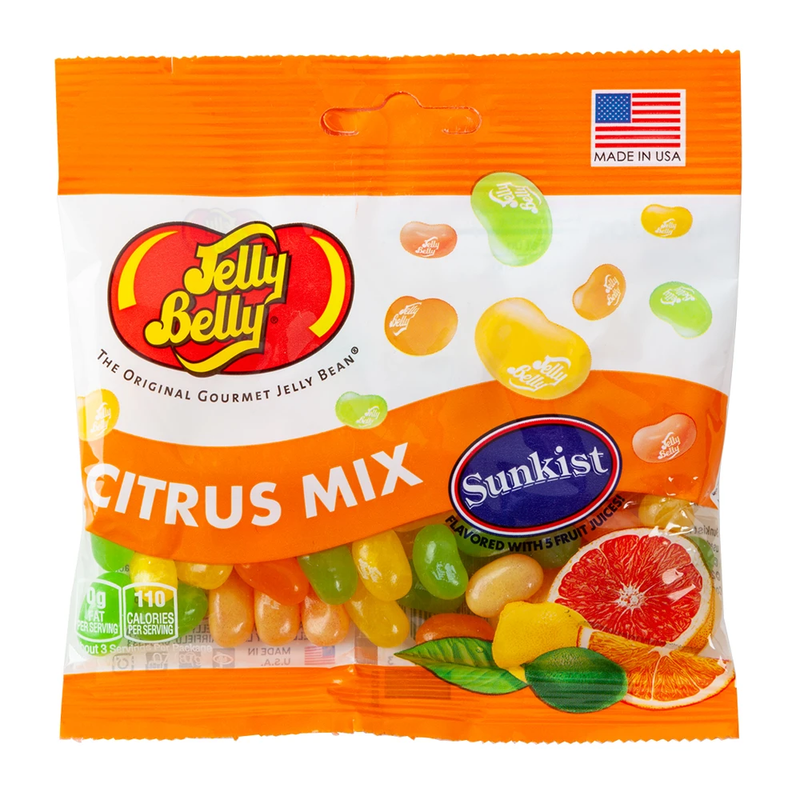 Citrus Mix Jelly Beans 3.5 oz Grab & Go Bag