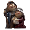 Resin Holy Family Figurine  - With Walking Stick