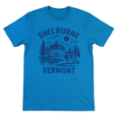 Shelburne Vermont Graphic Tee – Saphire - - T-Shirts - by Country Christmas loft - view 4