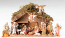 Italian Stable with 16-Piece Set, 5" Collection, Nativity Figures and Stable