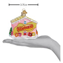 Starburst Cottage Glass Ornament - Christmas >> Ornaments >> Vehicles - by Lemax - view 5