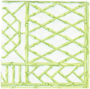 Bamboo Screen Moss Green - Cocktail Napkin