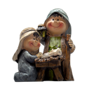 Resin Holy Family Figurine  - With Lantern
