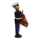 Marine Man with Flag - Caroler