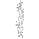 Silver Glitter Foil Ball Garland
